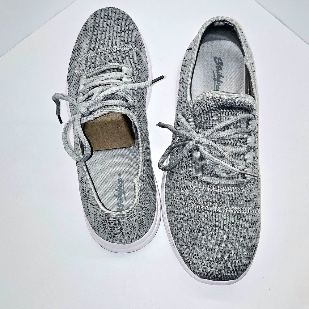 Gray Knit Sneakers